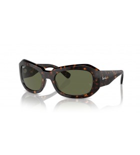 Ray-Ban RB2212 Beate M (56 - 20) / lentile Verzi și broasca Țestoasă, ochelari de Soare cadru