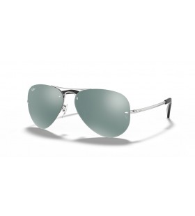Ray-Ban RB3449 L (59 - 14) / Argint lentile si rama de Argint ochelari de Soare