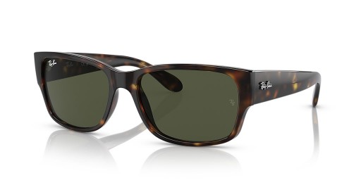 Ray-Ban RB4388 M (55 - 18) / Zelené šošovky a Korytnačka rámom slnečné Okuliare