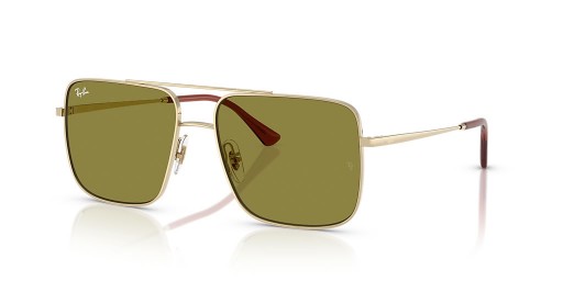 Ray-Ban RB3758 Ari Bio M (54 - 16) / Zelené šošovky a Zlato rámom slnečné Okuliare