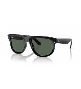 Ray-Ban RBR0501S Priateľ Reverzné L (56 - 18) / Zelené šošovky a Čierny rám slnečné Okuliare