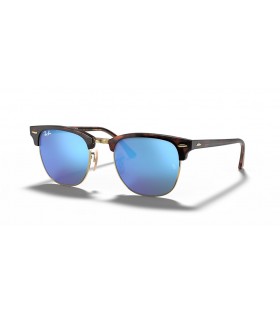 Ray-Ban RB3016 Clubmaster Flash Å oÅ¡ovky L (51 - 21) / ModrÃ© Å¡oÅ¡ovky a KorytnaÄka rÃ¡mom slneÄnÃ© Okuliare