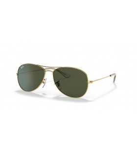 Ray-Ban RB3362 Kokpitu M (56 - 14) / ZelenÃ© Å¡oÅ¡ovky a Zlato rÃ¡mom slneÄnÃ© Okuliare