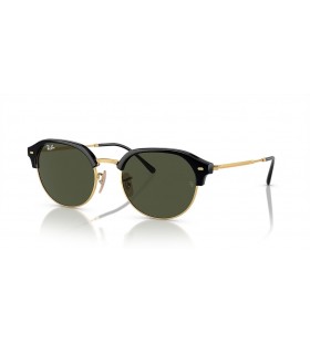 Ray-Ban RB4429 XXL (55 - 20) / Zelené šošovky a Čierny rám slnečné Okuliare