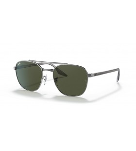 Ray-Ban RB3688 M (55 - 19) / Zelené šošovky a Strieborný rám slnečné Okuliare