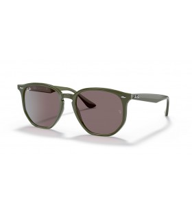 Ray-Ban RB4306 L (54 - 19) / FialovÃ¡ Å¡oÅ¡ovky a ZelenÃ½m rÃ¡mom slneÄnÃ© Okuliare