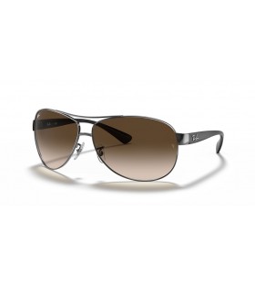 Ray-Ban RB3386 XXL (67 - 13) / HnedÃ© Å¡oÅ¡ovky a StriebornÃ½ rÃ¡m slneÄnÃ© Okuliare