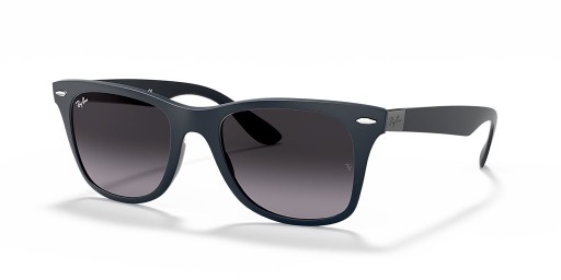 Ray-Ban RB4195Wayfarer Liteforce L(52-20)/렌즈 회색과 파란색 구조 색안경