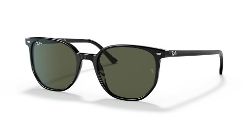 Ray-Ban RB2197 리 S(52-19)/녹색 렌즈 및 프레임 검 선글라스
