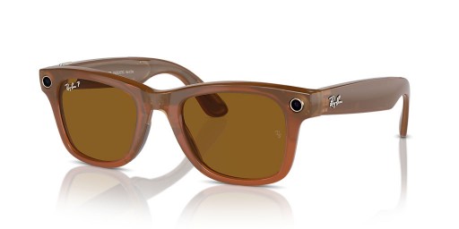 Ray-Ban RW4006Ray-Ban|메타 Wayfarer L(53-22)/브라운 렌즈와 베이 프레임 선글라스