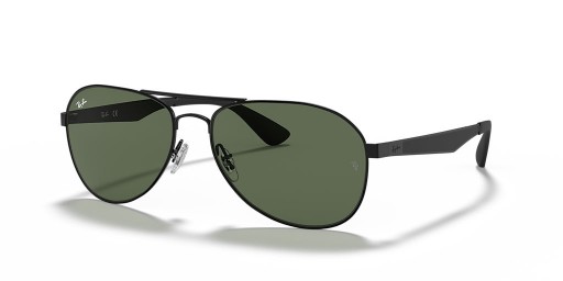 Ray-Ban RB3549M(58-16)/녹색 렌즈 및 프레임 검 선글라스