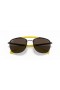 Ray-Ban RB3662M Scuderia 페라리 컬렉션 XL(59-17)/브라운 렌즈와 은색 구조 색안경