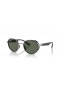 Ray-Ban RB3703M Scuderia Ferrari Collection M(51-21)/녹색 렌즈와 은색 구조 색안경