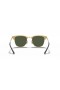 Ray-Ban RB3716Clubmaster L 금속(51-21)/녹색 렌즈 및 프레임 검 선글라스