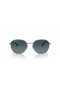 Ray-Ban RB3809XL(55-20)/블루 렌즈와 은색 구조 색안경