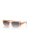 Ray-Ban RB4395Kiliane 바이오 기반 M(54-21)/블루 렌즈와 주황색 구조 색안경