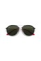 Ray-Ban RB4369M Scuderia 페라리 컬렉션 XXL(53-21)/녹색 렌즈 및 프레임 검 선글라스