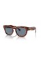 Ray-Ban RB0298S 메가 신 L(53-21)/블루 렌즈와 브라운 구조 색안경