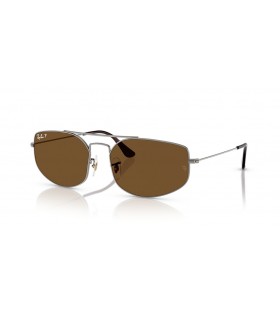 Ray-Ban RB3845Explorer V XXL(60-17)/ë¸Œë¼ìš´ ë Œì¦ˆì™€ ì€ìƒ‰ êµ¬ì¡° ìƒ‰ì•ˆê²½