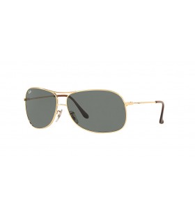 Ray-Ban RB3267L(64-13)/녹색 렌즈 및 프레임이 금 선글라스