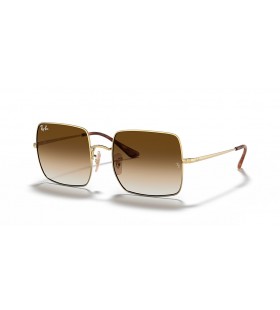 Ray-Ban RB1971 ìŠ¤í€˜ì–´ 1971 ë…„ Classic L(54-19)/ë¸Œë¼ìš´ ë Œì¦ˆ ë° í”„ë ˆìž„ì´ ê¸ˆ ì„ ê¸€ë¼ìŠ¤