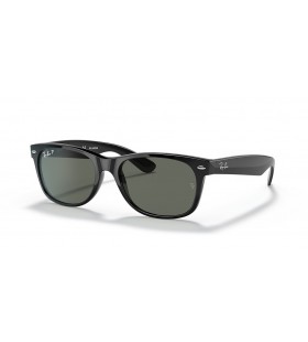 Ray-Ban RB2132New Wayfarer í´ëž˜ì‹ M(55-18)/ë…¹ìƒ‰ ë Œì¦ˆ ë° í”„ë ˆìž„ ê²€ ì„ ê¸€ë¼ìŠ¤