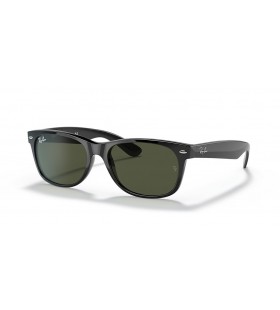 Ray-Ban RB2132New Wayfarer í´ëž˜ì‹ M(55-18)/ë…¹ìƒ‰ ë Œì¦ˆ ë° í”„ë ˆìž„ ê²€ ì„ ê¸€ë¼ìŠ¤