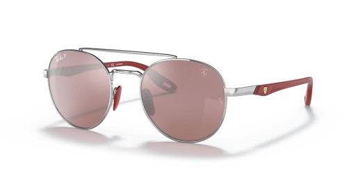 Sunčane naočale Ray-Ban RB3696M Scuderia Ferrari Collection S (51-20) / Sa srebrnim leće i okviri