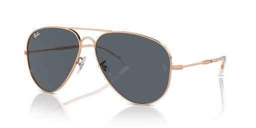 Sunčane naočale Ray-Ban RB3825 Old Aviator XL (58-14) / S plavim staklima i ruža okvir
