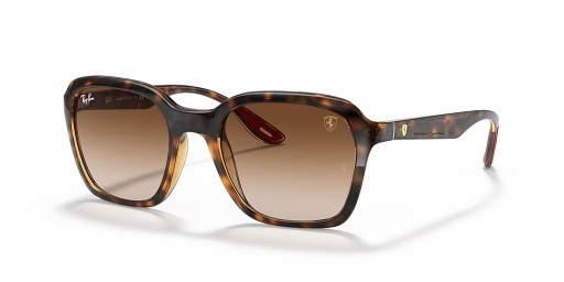 Sunčane naočale Ray-Ban RB4343M Scuderia Ferrari Collection M (52-20) / Sunčane naočale sa smeđim staklima i черепаховой okvir