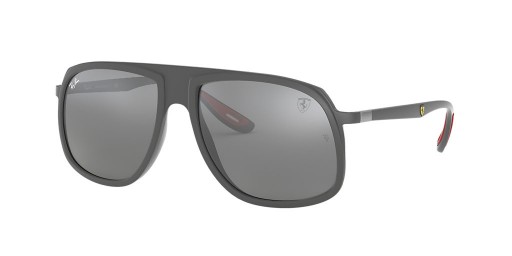 Sunčane naočale Ray-Ban RB4308M Scuderia Ferrari Collection XL (57-17) / S srebrne boje leće i siva okviri