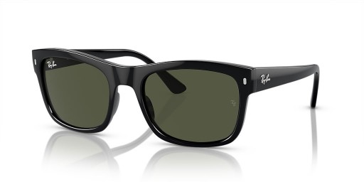 Sunčane naočale Ray-Ban RB4428 L (56-21) / SA zelenim staklima i crni okvir