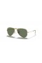Sunčane naočale Ray-Ban RB9506S Aviator Kids M (50-13) / Sa zelenim staklima i zlatni okvir
