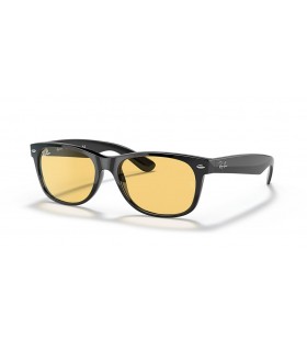 SunÄane naoÄale Ray-Ban RB2132F New Wayfarer Classic M (55-18) / Sa Å¾utim staklima i crni okvir