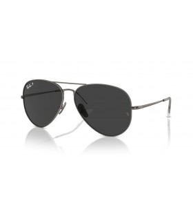 SunÄane naoÄale Ray-Ban RB8089 Aviator Titanium L (58-14) / S crnim staklima i srebrni okvir