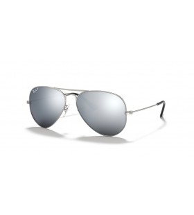 SunÄane naoÄale Ray-Ban RB3025 Aviator Mirror XL (58-14) / SA sivim staklima i srebrni okvir