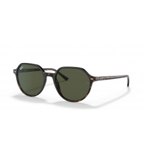 Sunčane naočale Ray-Ban RB2195 Thalia S (53-18) / Sa zelenim staklima i черепаховой okvir