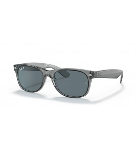 Sunčane naočale Ray-Ban RB2132 New Wayfarer Classic M (55-18) / S plavim staklima i siva okviri