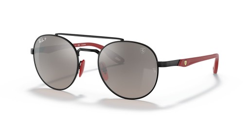 Ray-Ban RB3696M Scuderia Ferrari Collection S (51 - 20) / Grå linser och Svart ram Solglasögon