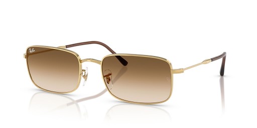 Ray-Ban RB3746 XXL (59 - 20) / Bruna linser och Guld ram Solglasögon