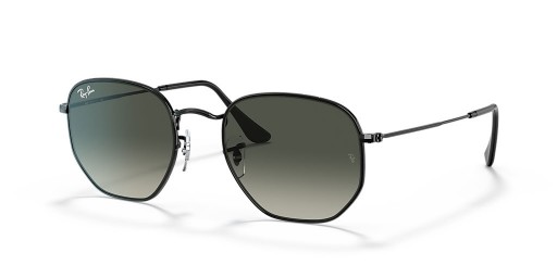 Ray-Ban RB3548 Sexkantiga XL (54 - 21) / Grå linser och Svart ram Solglasögon