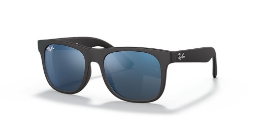 Ray-Ban RB9069S Justin Barn S (48 - 16) / Blå linser och Svart ram Solglasögon