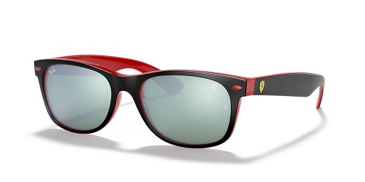 Ray-Ban RB2132M Scuderia Ferrari Collection M (55 - 18) / Silver linser och Svart ram Solglasögon