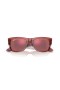 Ray-Ban RB0840S Mega Wayfarer Mkr (51 - 21) / Röda linser och Rosa ram Solglasögon