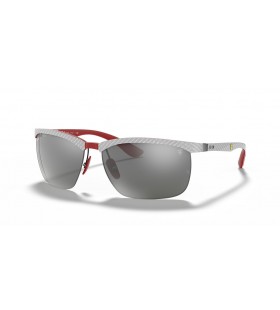 Ray-Ban RB8324M Scuderia Ferrari Collection XXL (63 - 15) / Silver linser och Grå ram Solglasögon