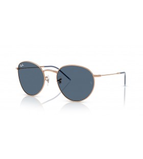 Ray-Ban RBR0103S Runda OmvÃ¤nd L (53 - 21) / BlÃ¥ linser och Guld ram SolglasÃ¶gon