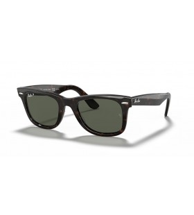 Ray-Ban RB2140 Ursprungliga Klassiska Wayfarer L (50 - 22) / GrÃ¶na linser och Tortoise frame SolglasÃ¶gon
