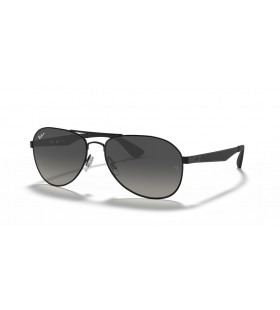 Ray-Ban RB3549 XL (61 - 16) / Grå linser och Svart ram Solglasögon