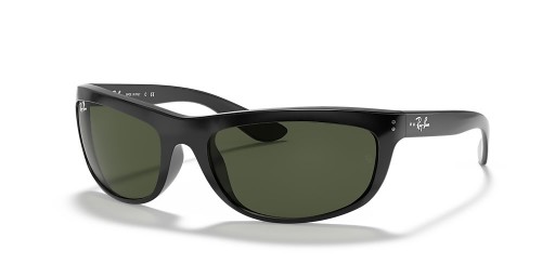 Ray-Ban RB4089 Balorama L (62 - 19) / Yeşil lensler ve Siyah çerçeve Güneş Gözlüğü