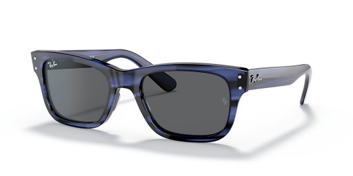 Ray-Ban RB2283 Burbank XL (55 - 20) / Gri lensler ve Mavi çerçeve Güneş Gözlüğü